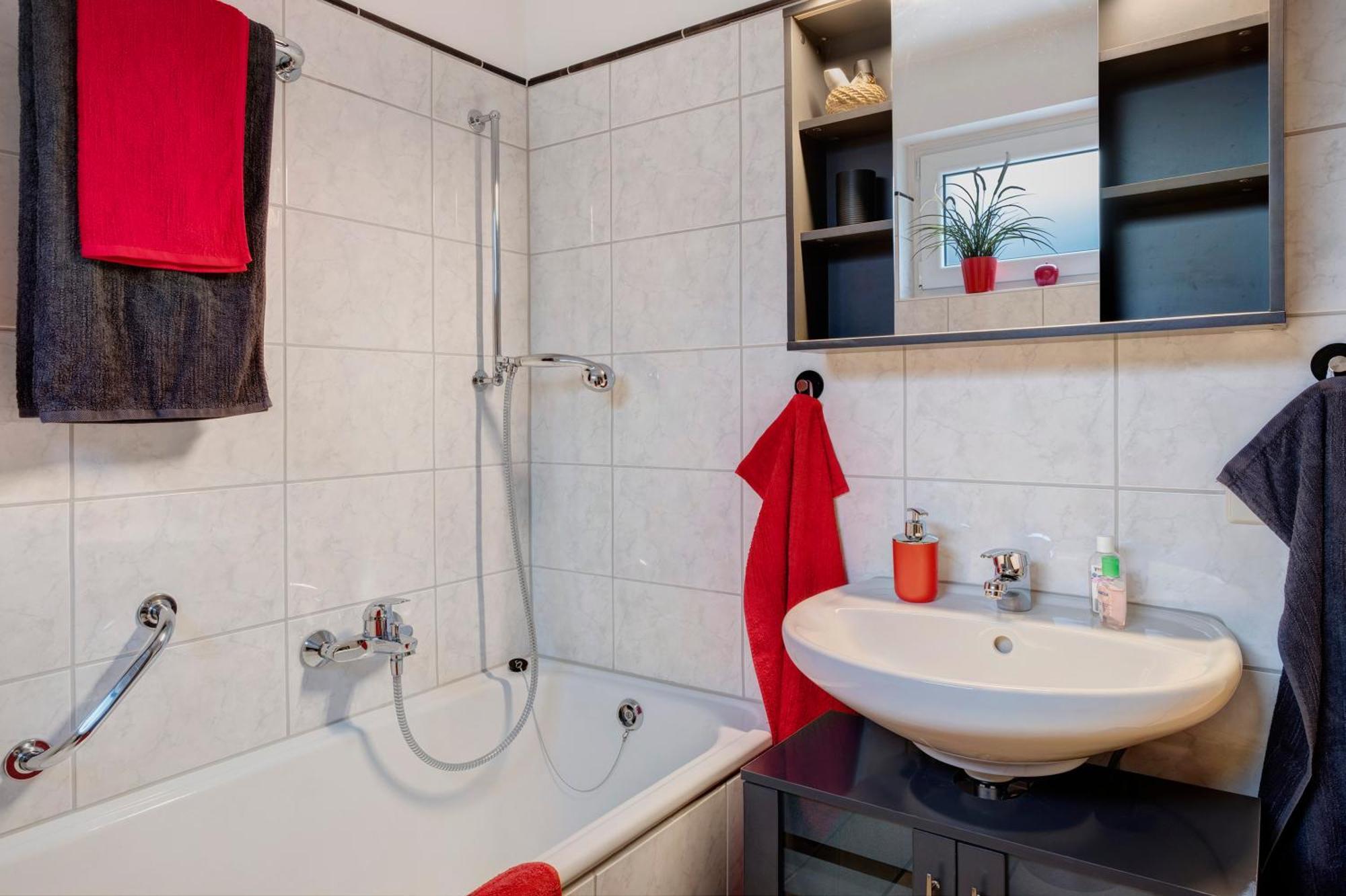 Ferienwohnung Am Dorfbach Merzhausen Esterno foto